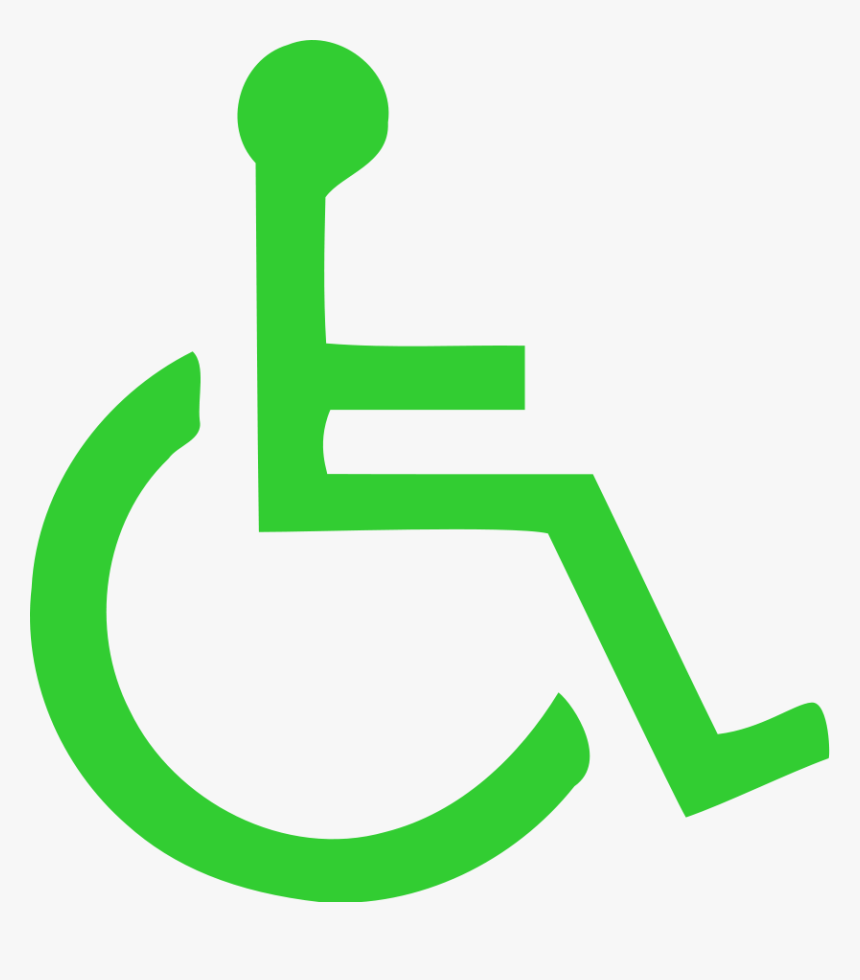 Free Wheel Download Clip - Wheelchair Clipart Green, HD Png Download
