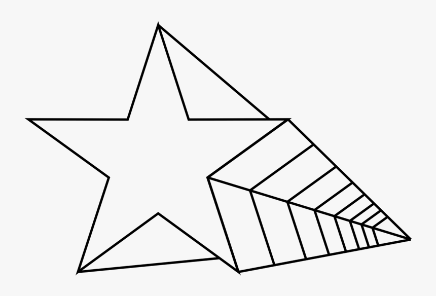 Drawing 3d Star, HD Png Download