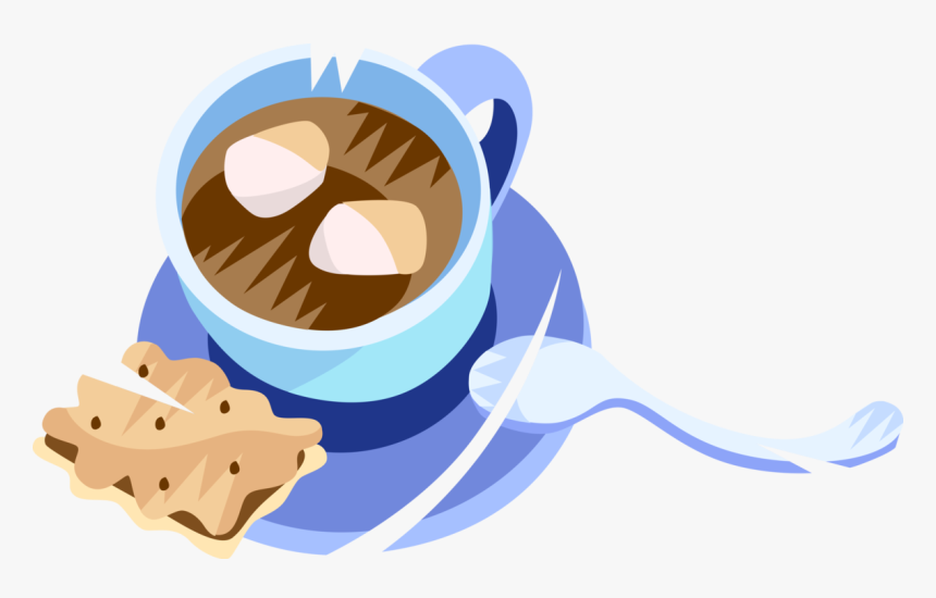 Vector Illustration Of Hot Chocolate Cocoa Hot Drink, HD Png Download