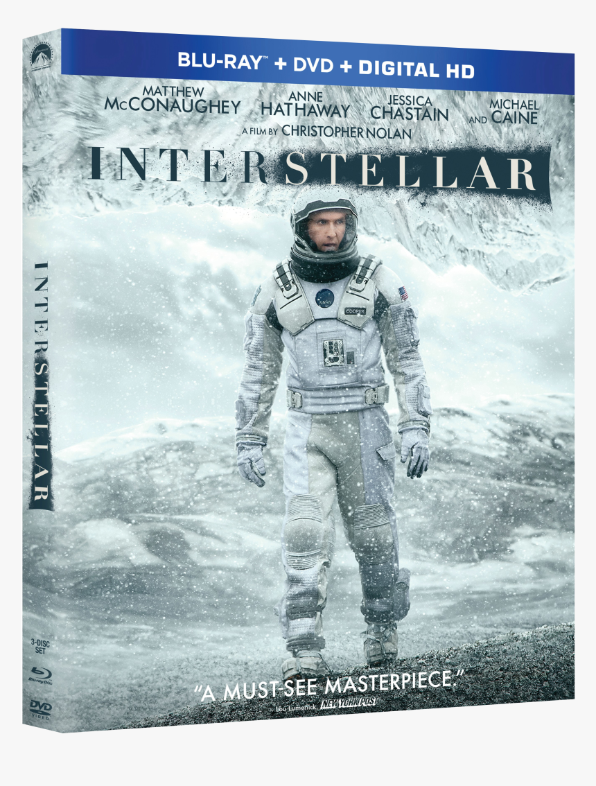 Interstellar Blu Ray Cover, HD Png Download