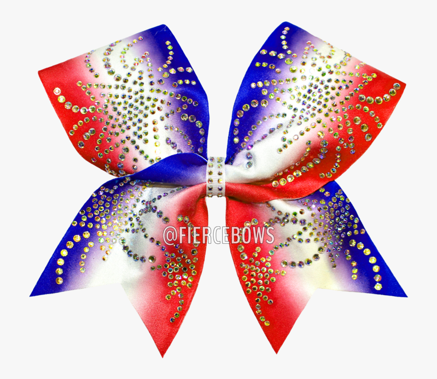 Ombre Stars Rhinestone Cheer Bow Clipart , Png Download - Art, Transparent Png