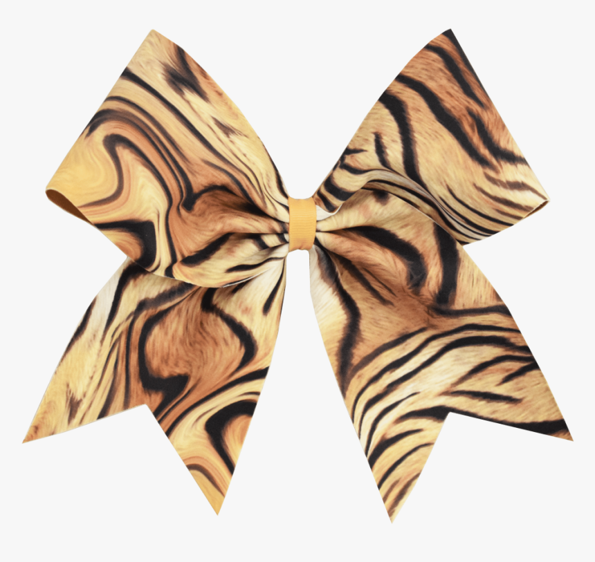 Tiger I Love Cheer® Hair Bow - Silk, HD Png Download
