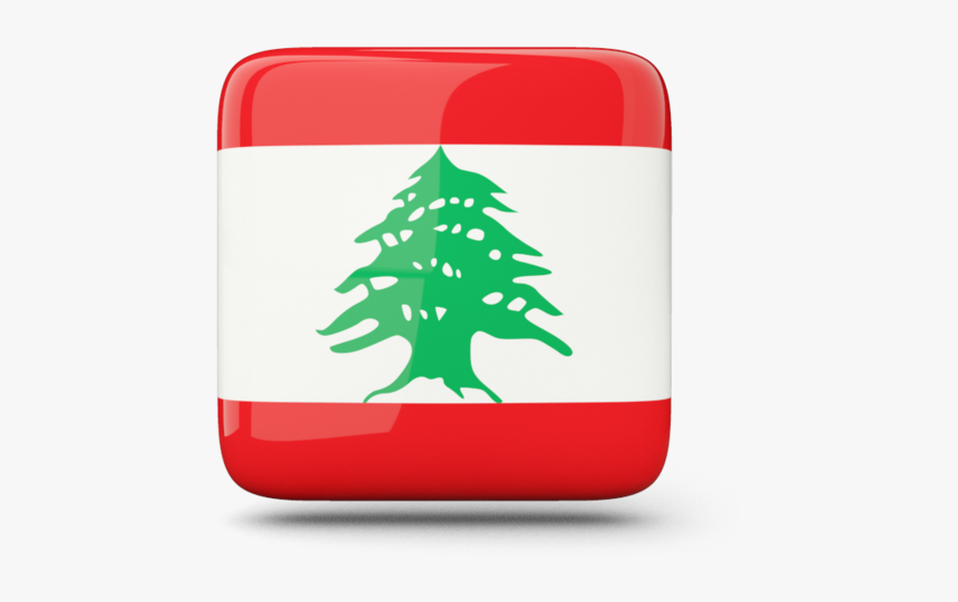 Glossy Square Icon - Coat Of Arms Of Lebanon, HD Png Download