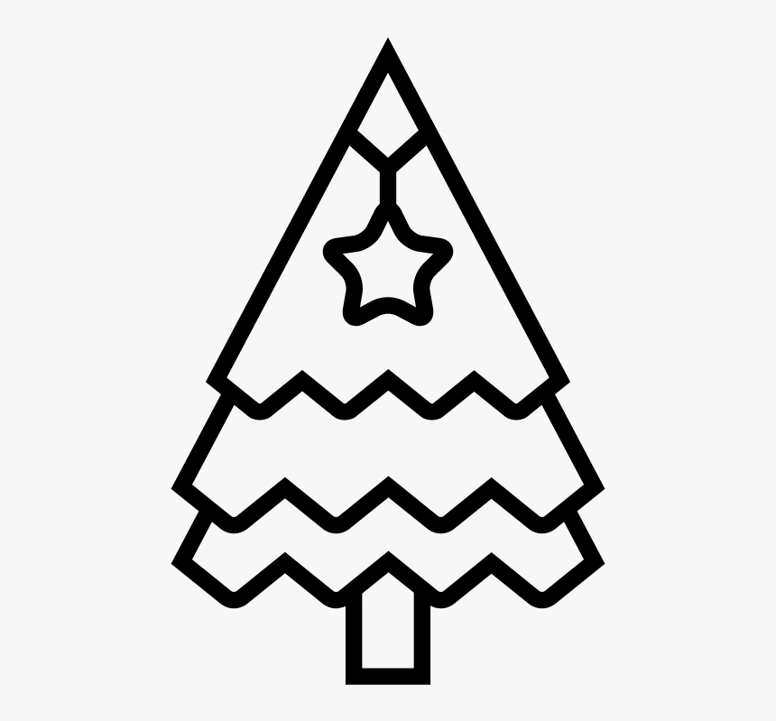 Christmas Tree Icon Png, Transparent Png
