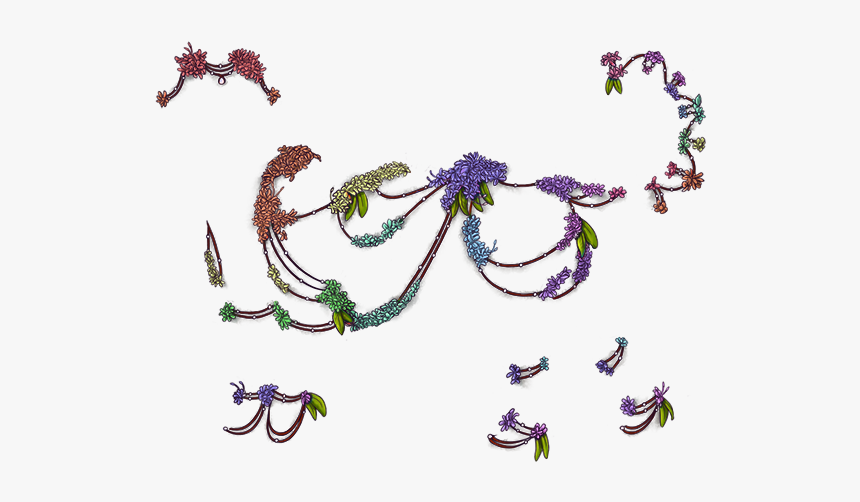Pearl And Flower Ornaments Lioden, HD Png Download