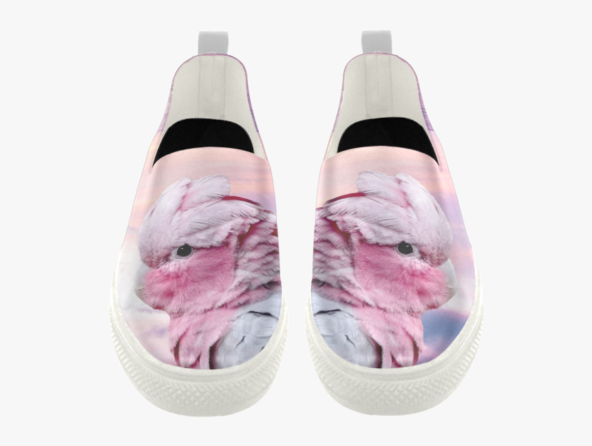 Galah Cockatoo Apus Slip On Microfiber Women Shoes - Dolphin, HD Png Download