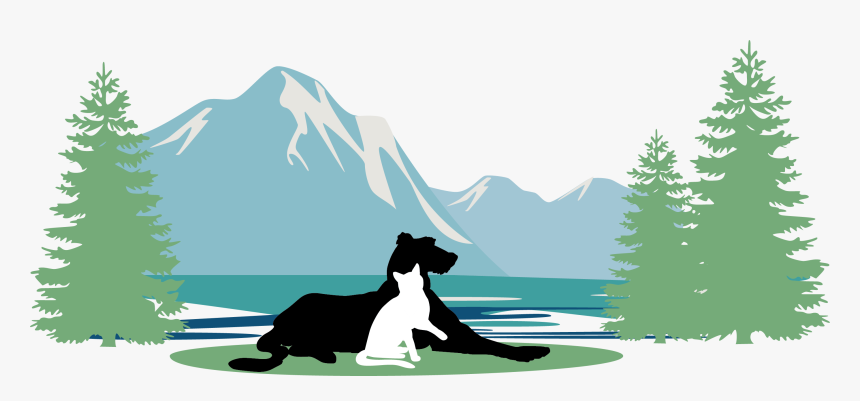 Pacific Heights Vets - Pine Tree Silhouette, HD Png Download