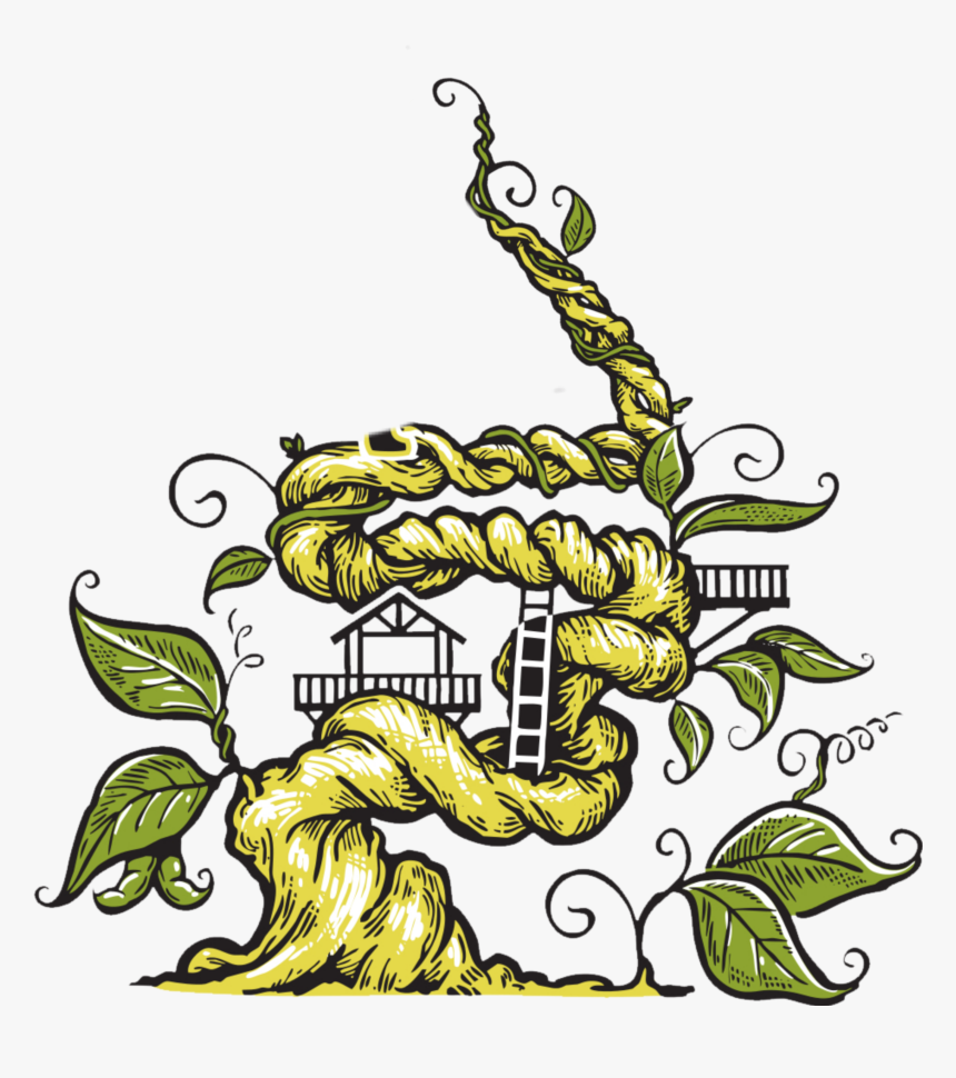 #beanstalk #vines #leaves #plants #stems #decoration - Beanstalk Ziplines, HD Png Download