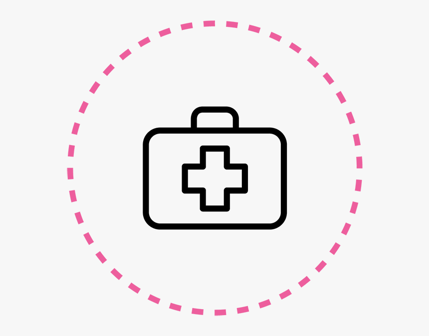 First Aid Bag Outline, HD Png Download