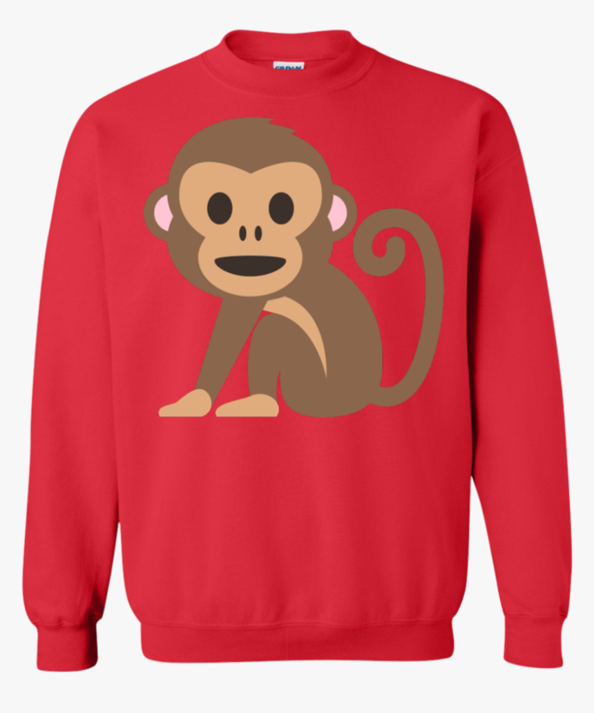 Monkey Emoji Sweatshirt - T-shirt, HD Png Download