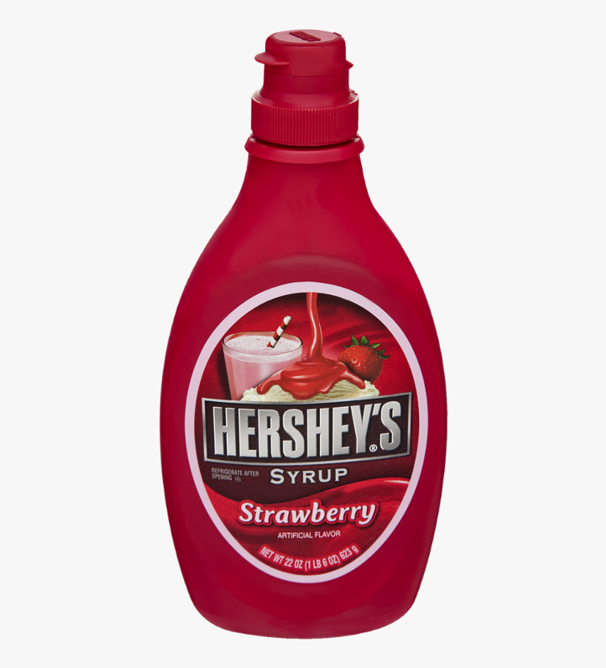 Strawberry Syrup - Drinking - Land - Hershey's Strawberry Sauce, HD Png Download