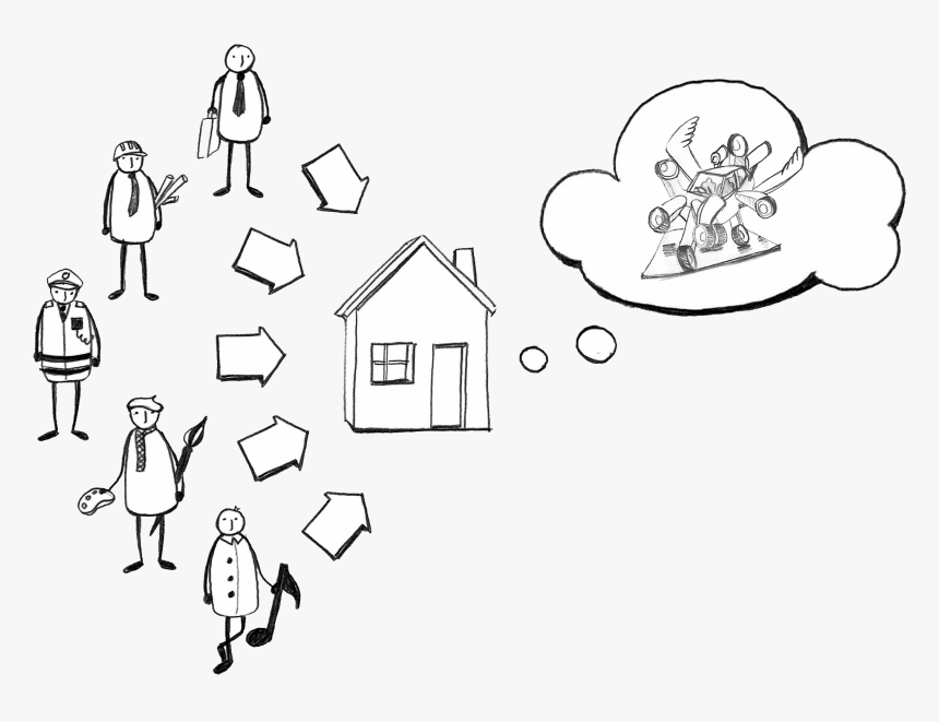 Mobilities And The City - Cartoon, HD Png Download