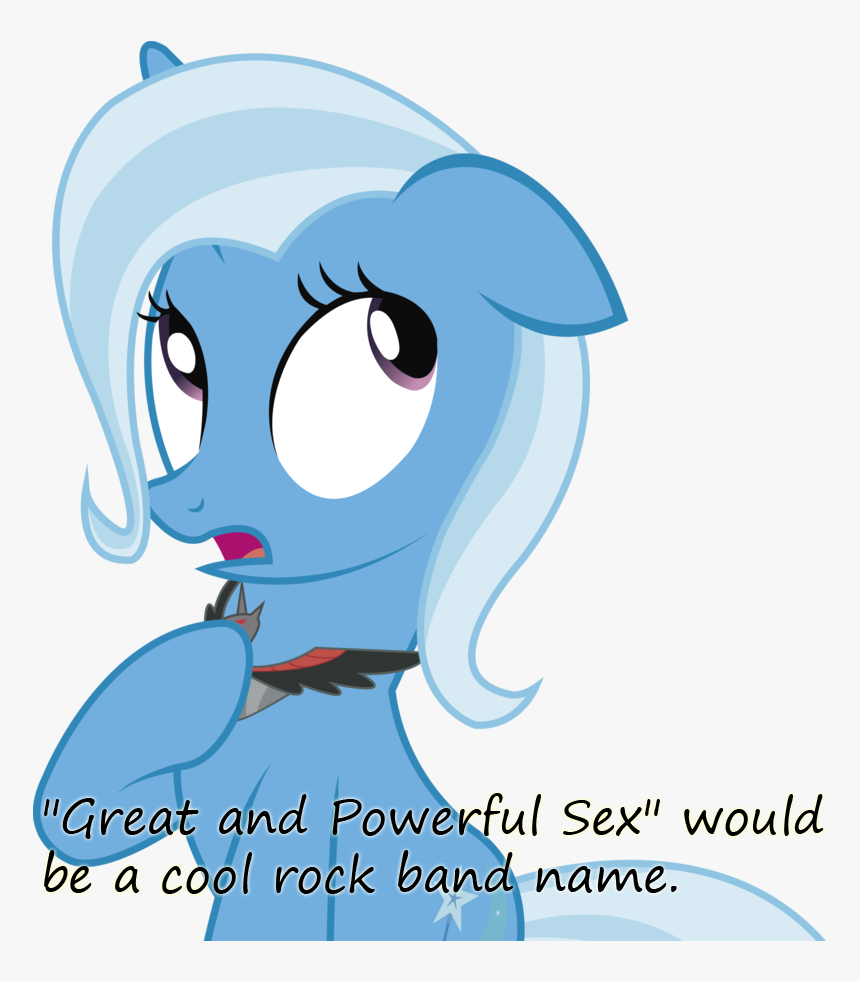 Band Name, Insane Pony Thread, Safe, Trixie - Trixie Alicorn Amulet, HD Png Download