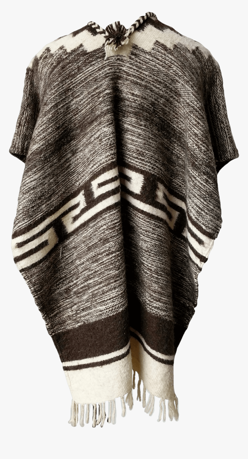 Mexican Wool Pancho - Cardigan, HD Png Download