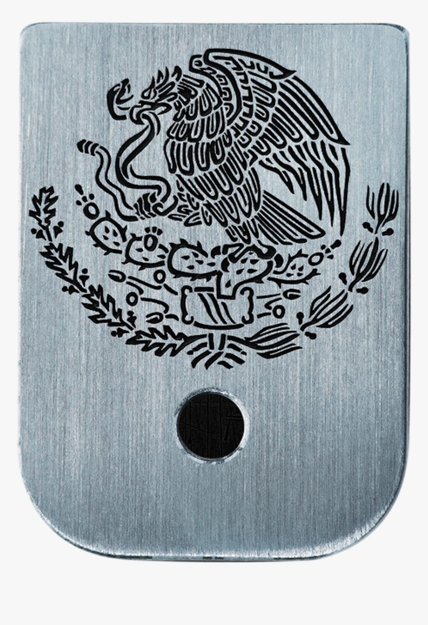 Mexican Eagle Stainless Steel Finish Mag Plate - Mexican Independence Day Artwork, HD Png Download