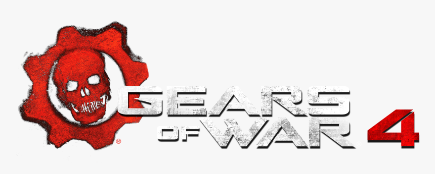 Gears Of War 4 Logo Png Vector Free Stock - Gears Of War 4 Png, Transparent Png