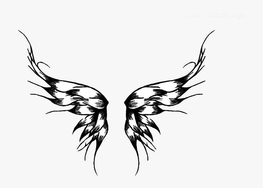 Wings Tattoos Clipart Transparent Background - Tattoo Butterfly Png, Png Download