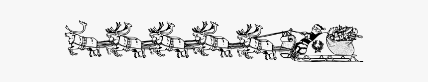 Santa With Reindeer Vector Image - Fortsetzungsgeschichte Klasse 4 Weihnachten, HD Png Download