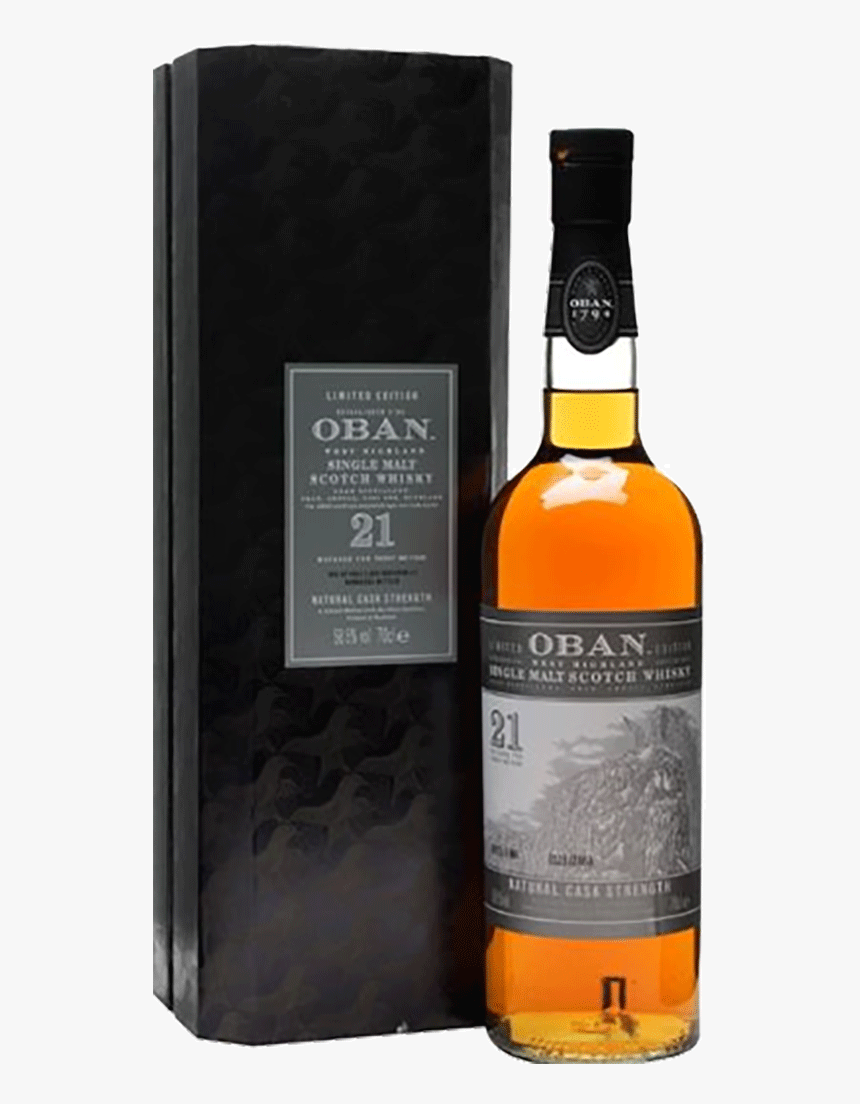 Oban 21 Yo Single Malt Scotch Whisky 750 Ml - 歐 本 21 年 威士忌, HD Png Download