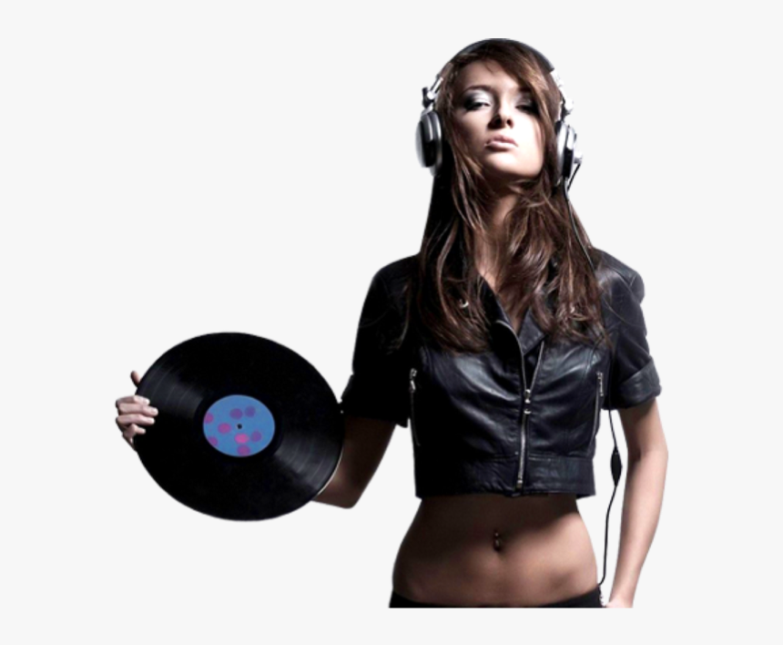 Disc Jockey Png - Woman Dj Png, Transparent Png