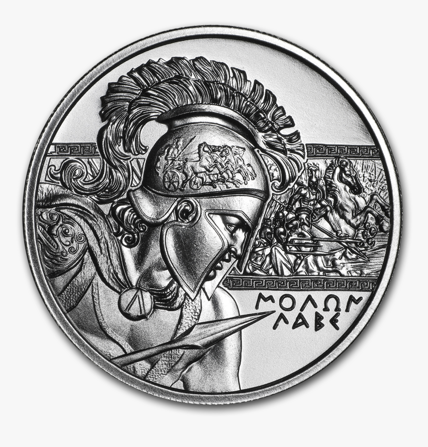 2 Unzen Ultra High Relief Molon Labe, HD Png Download