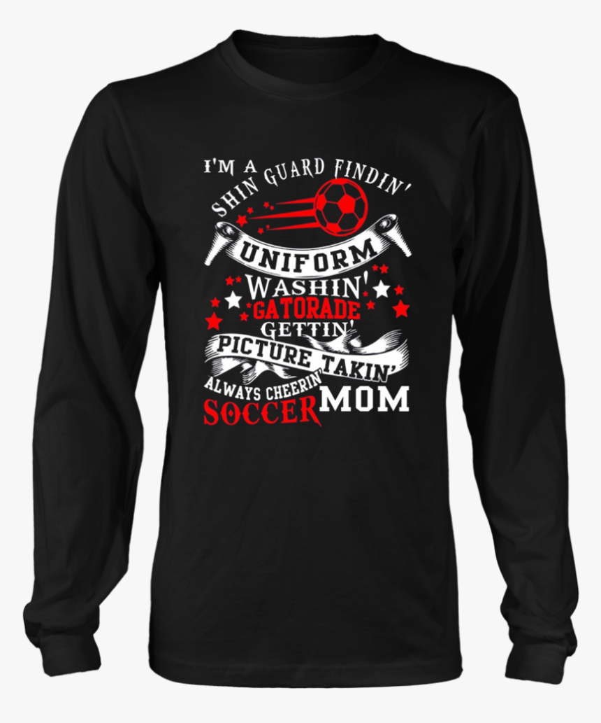 Always Cheering Soccer Mom T Shirt - Nirvana Long Sleeve, HD Png Download