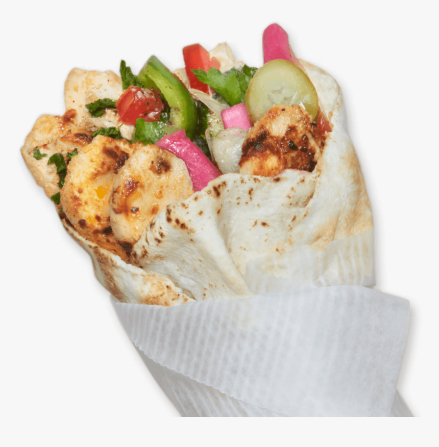 Chicken Shawarma Roll Png , Png Download - Shawarma Pita Png, Transparent Png
