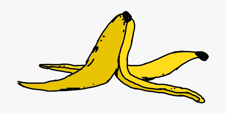 Skin Clipart Banana - Clip Art Banana Peel, HD Png Download