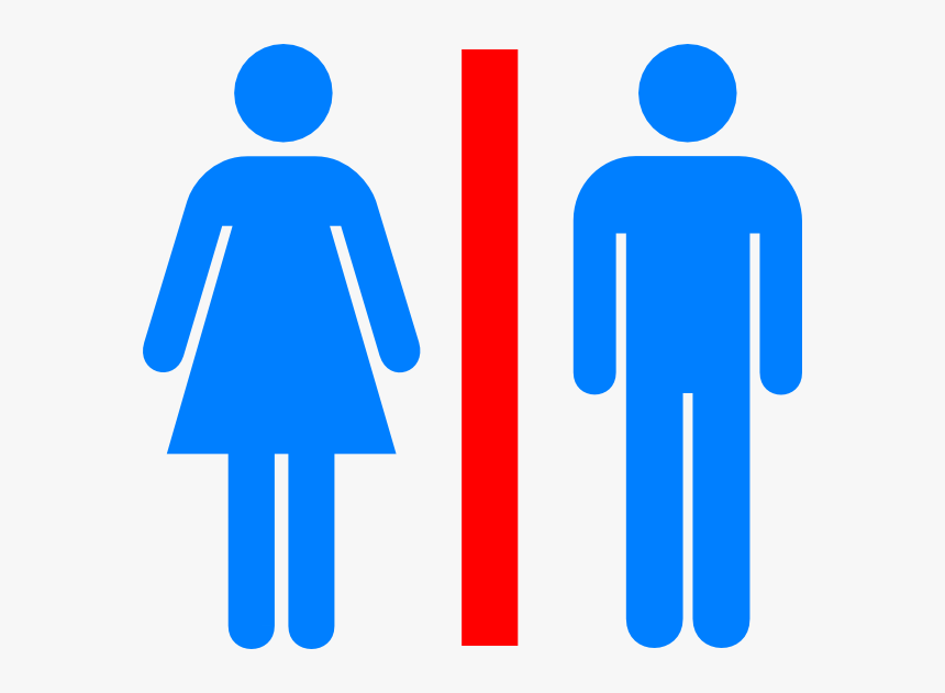 Women And Men Toilet Signs, HD Png Download