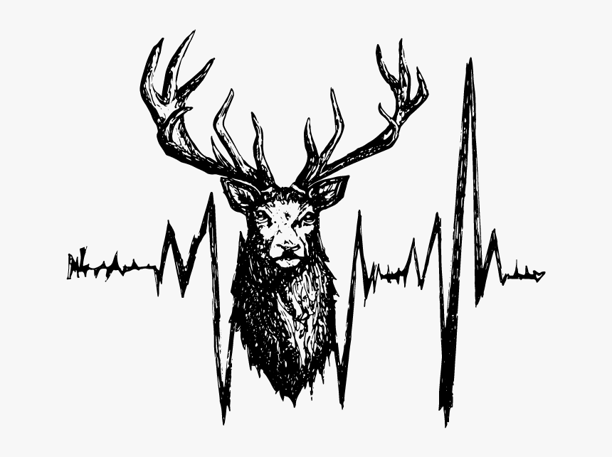 Drawn Reindeer 8 Bit - Illustration, HD Png Download