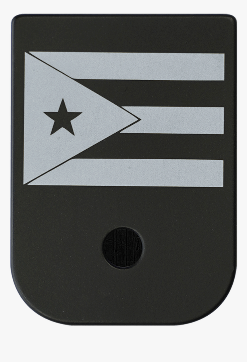 Puerto Rico Flag Titanium Black Traditional Finish, HD Png Download