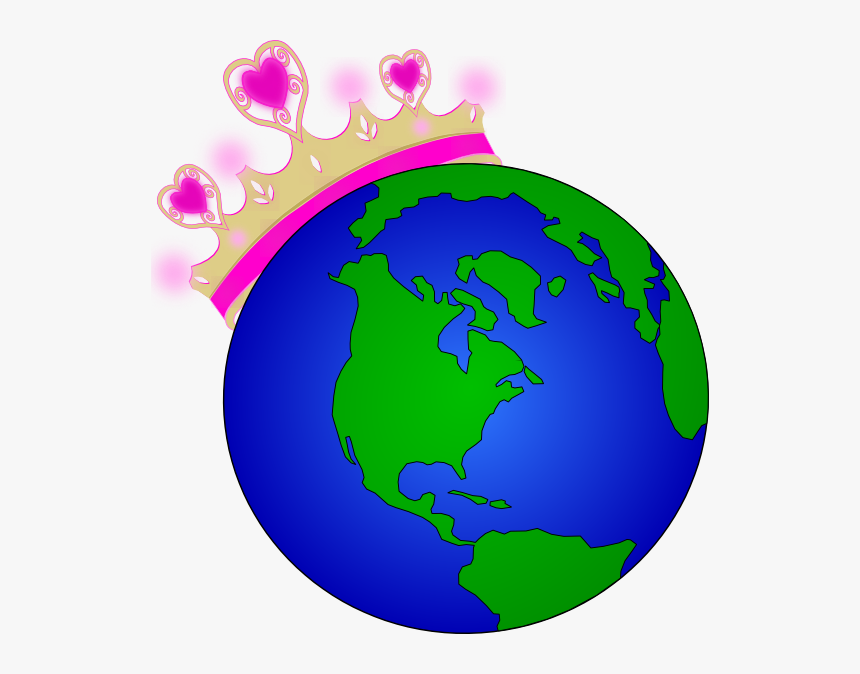 Transparent Background Globe Cartoon, HD Png Download