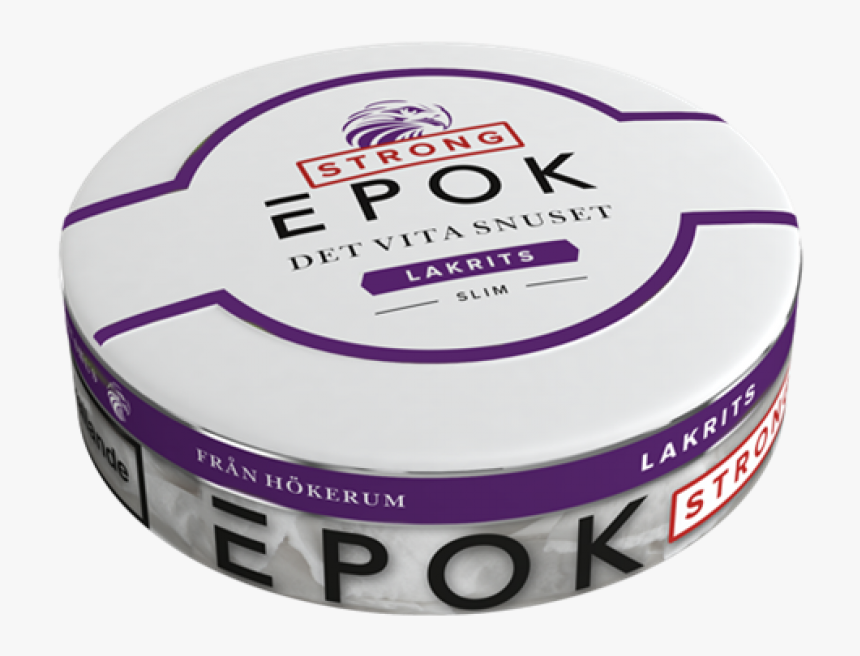 Epok Strong Licorice Slim White 5 Cans - Epok Blueberry Strong, HD Png Download