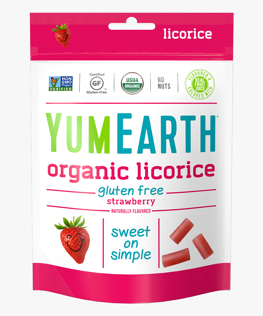 Yumearth Strawberry Licorice, HD Png Download