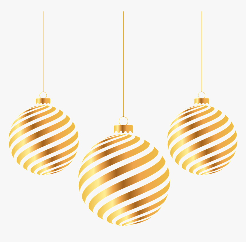 Golden Graffiti Light Bulb Transparent - Christmas Balls Vector Png, Png Download