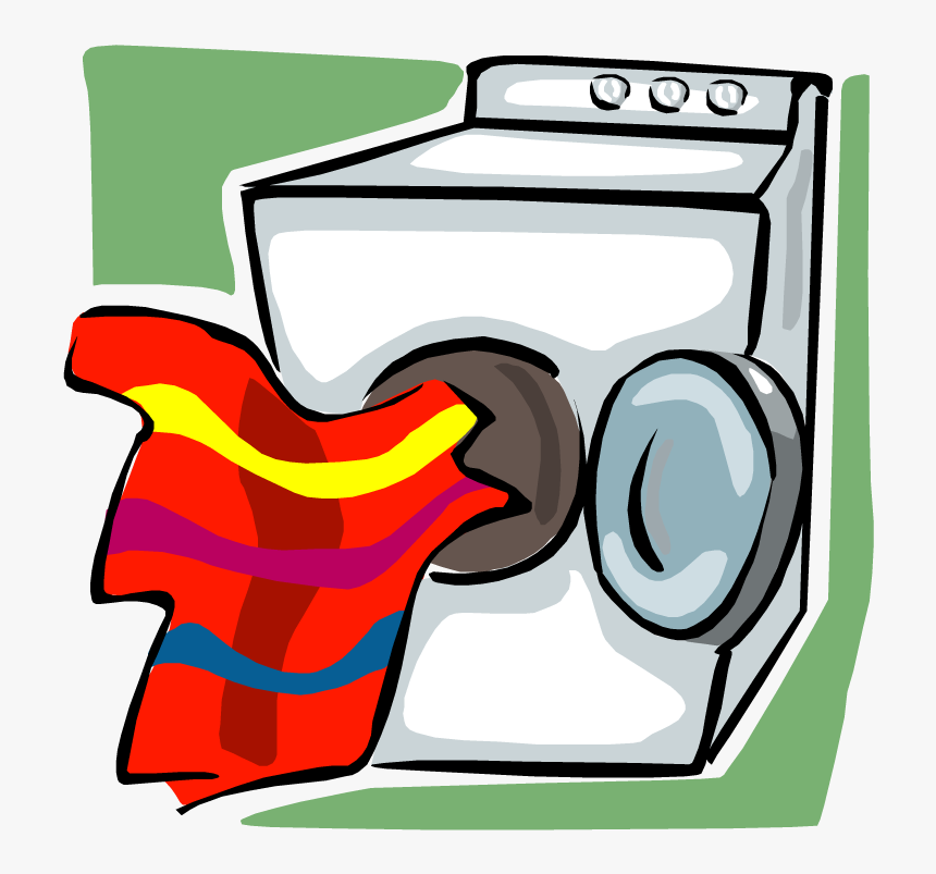 Dryer Clipart Cartoon - Clothes Dryer Clipart, HD Png Download