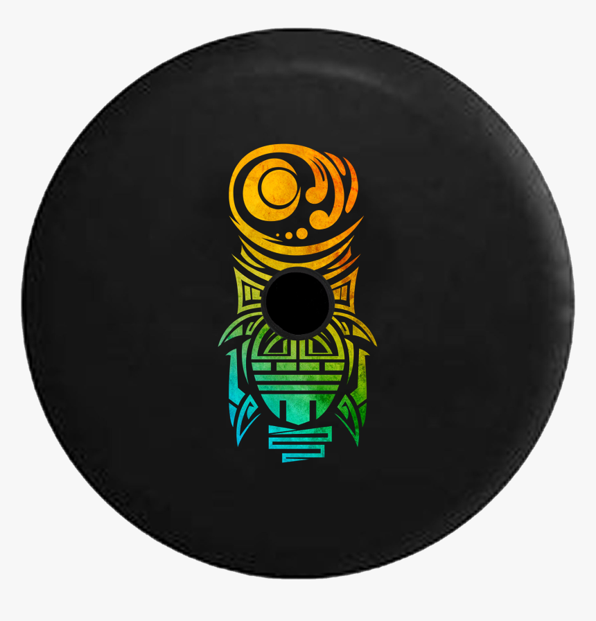 Jeep Wrangler Jl Backup Camera Day Island Tiki Man - Tiki, HD Png Download