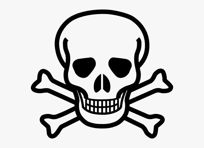 Pool Clipart - Skull And Crossbones Clipart, HD Png Download