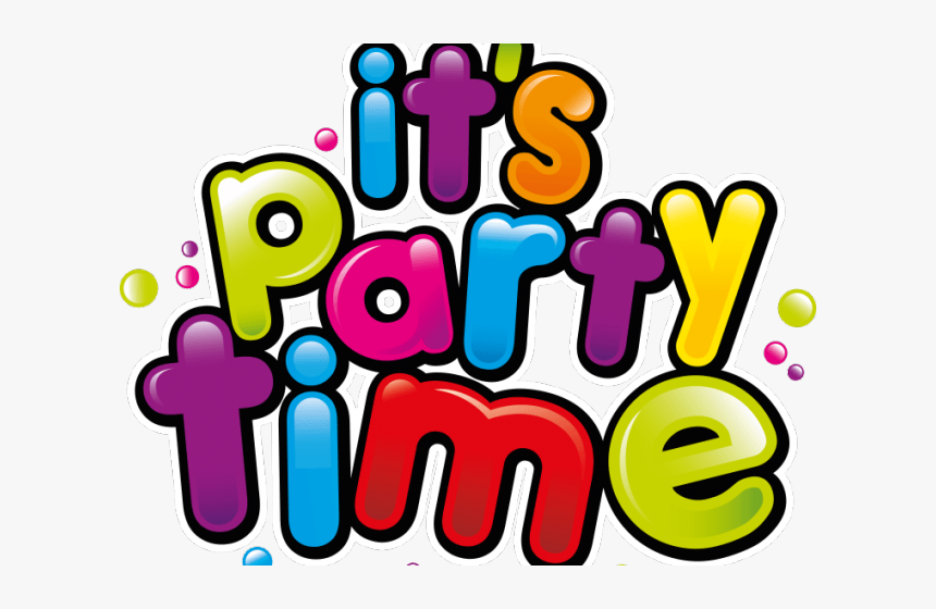 Swimming Clipart Birthday Party - Party Time, HD Png Download