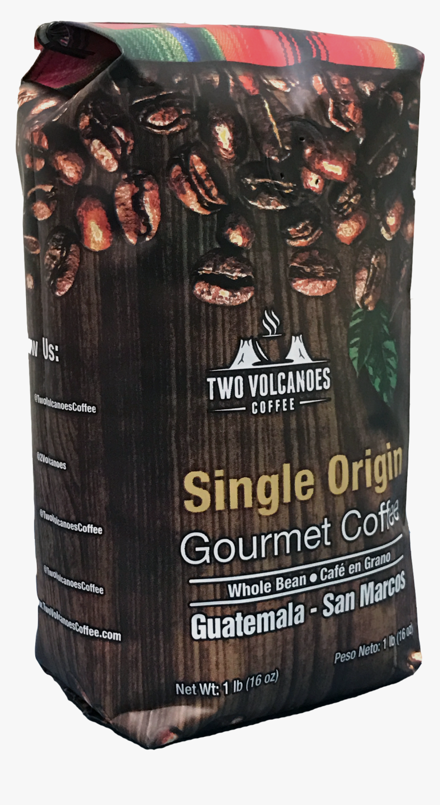 Two Volcanoes Coffee, HD Png Download