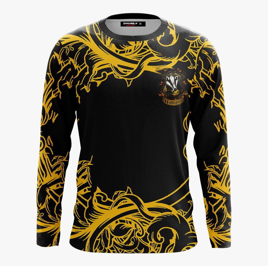 Hufflepuff Long Sleeve Shirt, HD Png Download