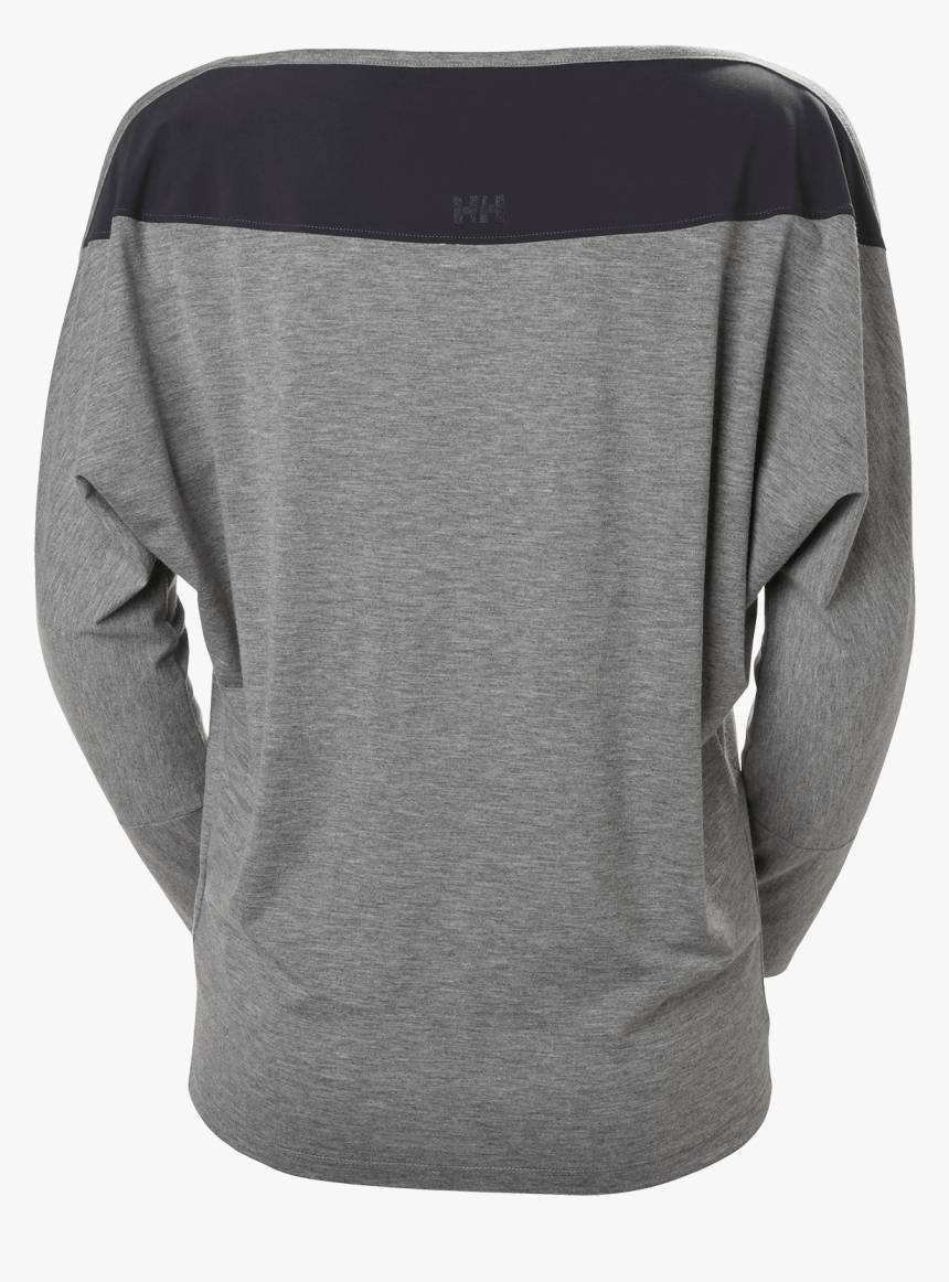 Helly Hansen Women S Thalia Long Sleeve Shirt-grey - Long-sleeved T-shirt, HD Png Download
