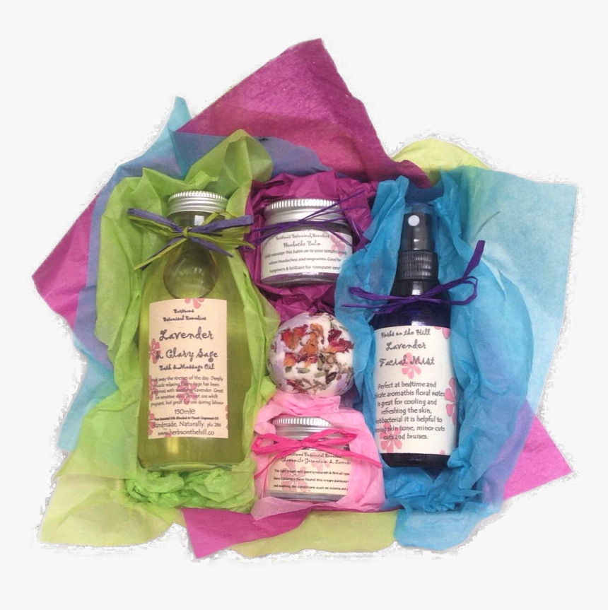 Gift Basket , Png Download - Glass Bottle, Transparent Png