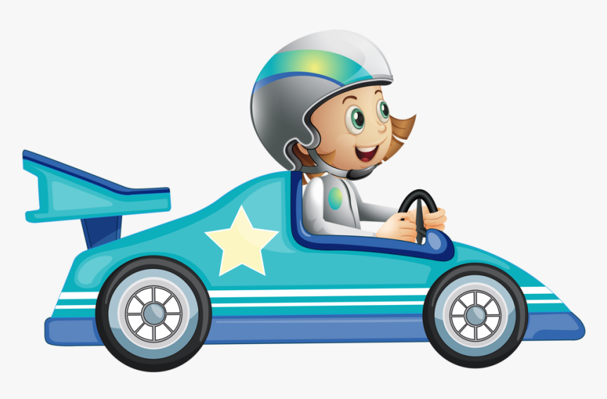 Cartoon Race Car Driver, HD Png Download , Transparent Png Image PNGitem