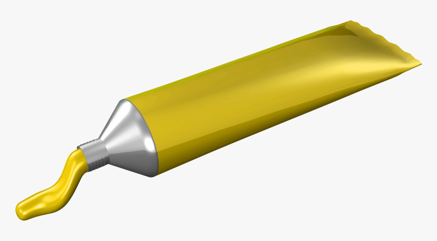 Yellow Paint Tube Clipart, HD Png Download