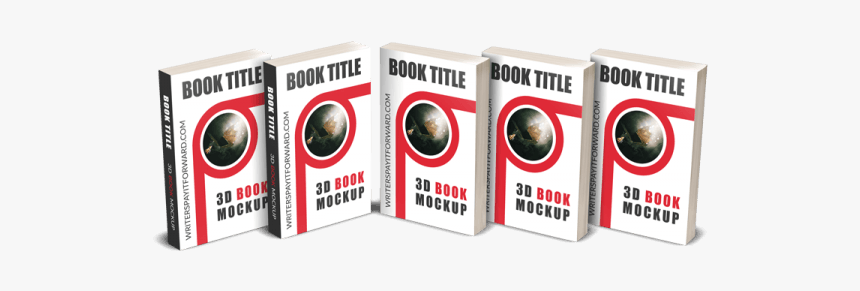 3d Book Mockup Paperback - Label, HD Png Download
