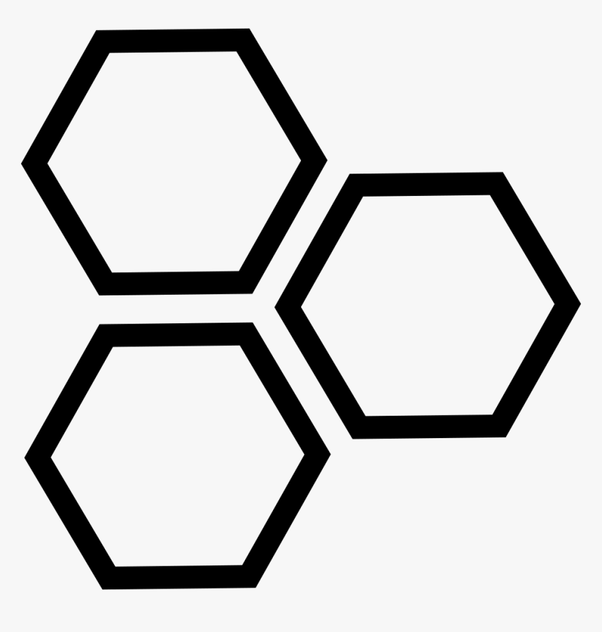 Hexagons - Form Ivory Hexagon Frame Tile, HD Png Download