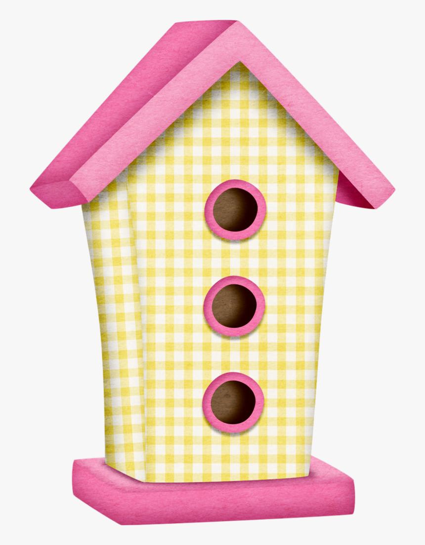 Birdhouse Clipart Pink - Birds, HD Png Download