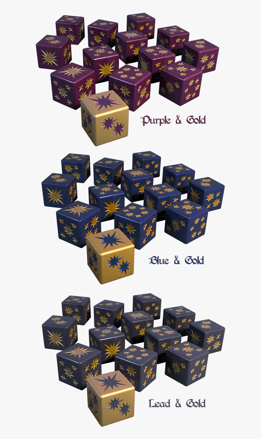 Blue Starry Dice - Box, HD Png Download