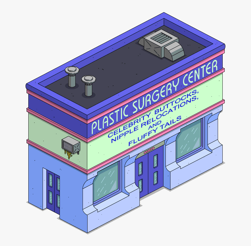 Simpsons Tapped Out Plastic Surgery Center, HD Png Download